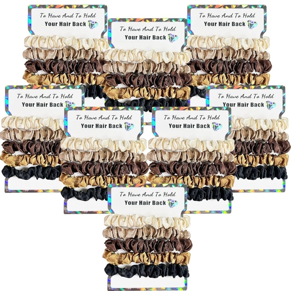 Bridesmaids Scrunchies 8 Packs of 5